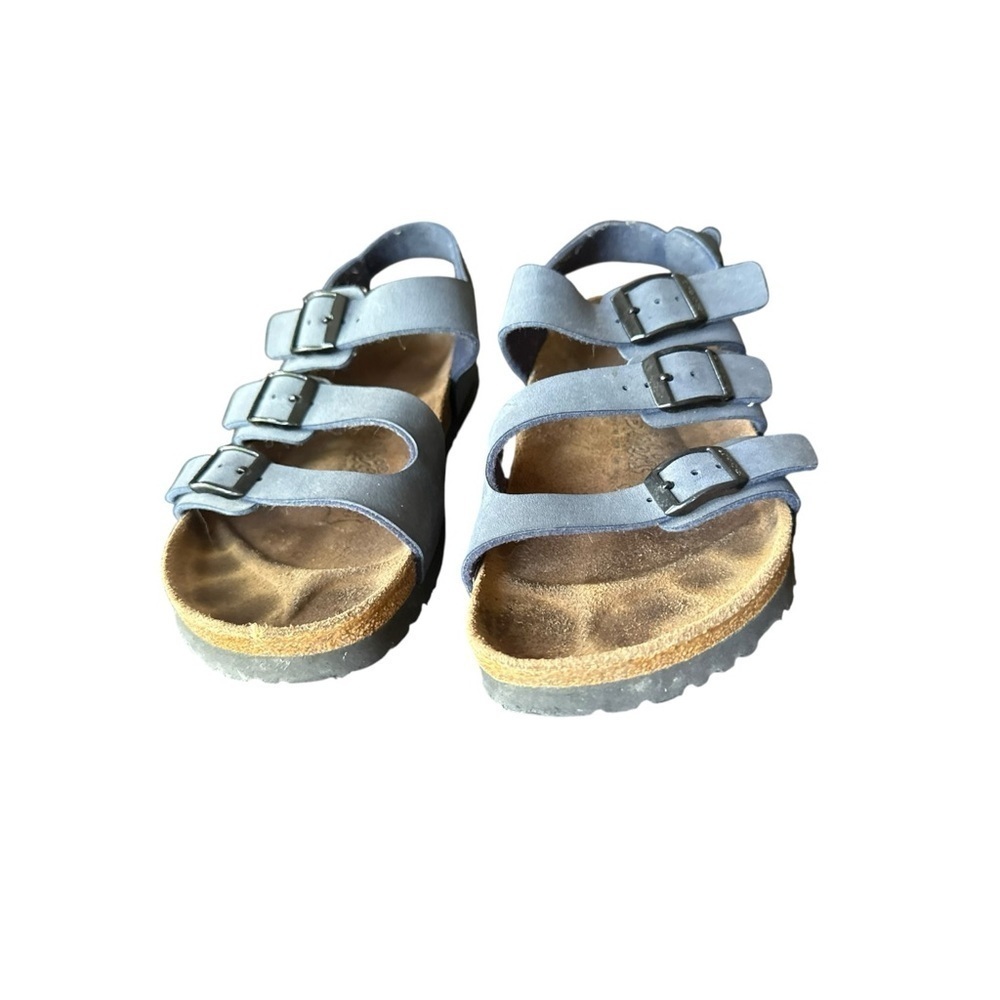Birkis by Birkenstock Ellice Slingback Sandals Slate Blue Size  39 L8 M6 - Picture 6 of 15